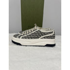 Gucci WmnsGG Platform Sneakers Authentic ‘Ivory Black’ Uk42/US12