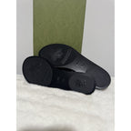 GUCCI Marmont T-Strap Leather Women's Sandals