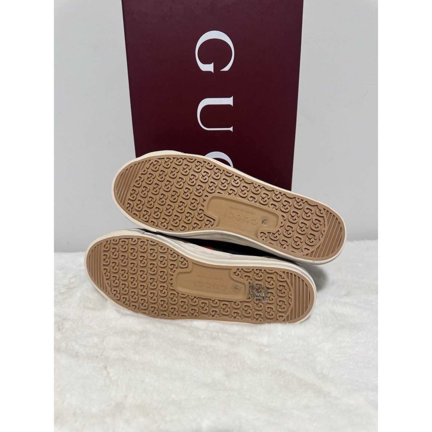 Authentic Gucci Men’s Sneaker With Web - Canvas Low Top - Size Uk7.5/US 8 NEW