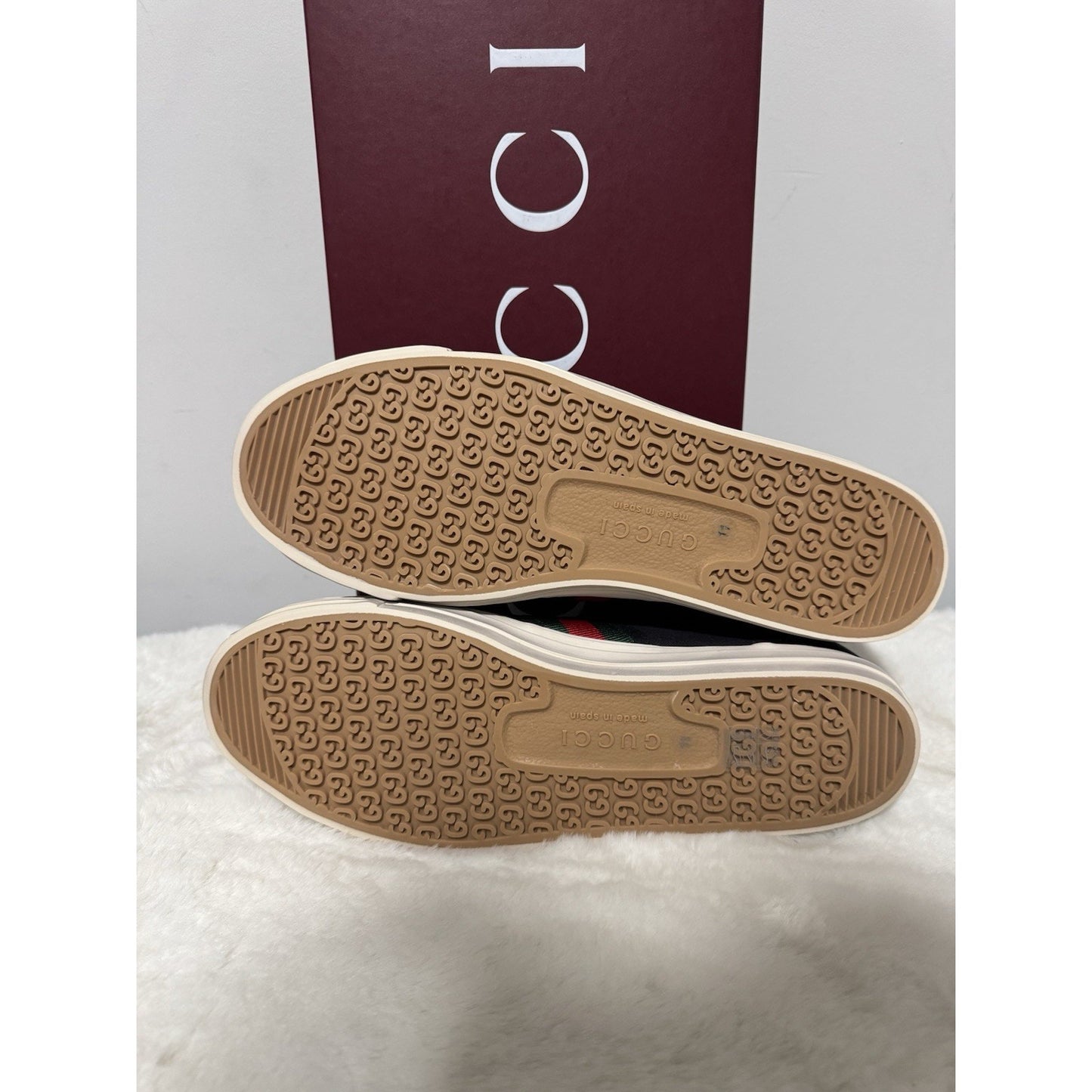 Authentic Gucci Men’s Sneaker With Web - Canvas Low Top - Size Uk10/US 10.5 NEW