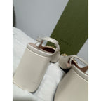 Gucci Baby Mid-Heel Horsebit Slingback Pumps