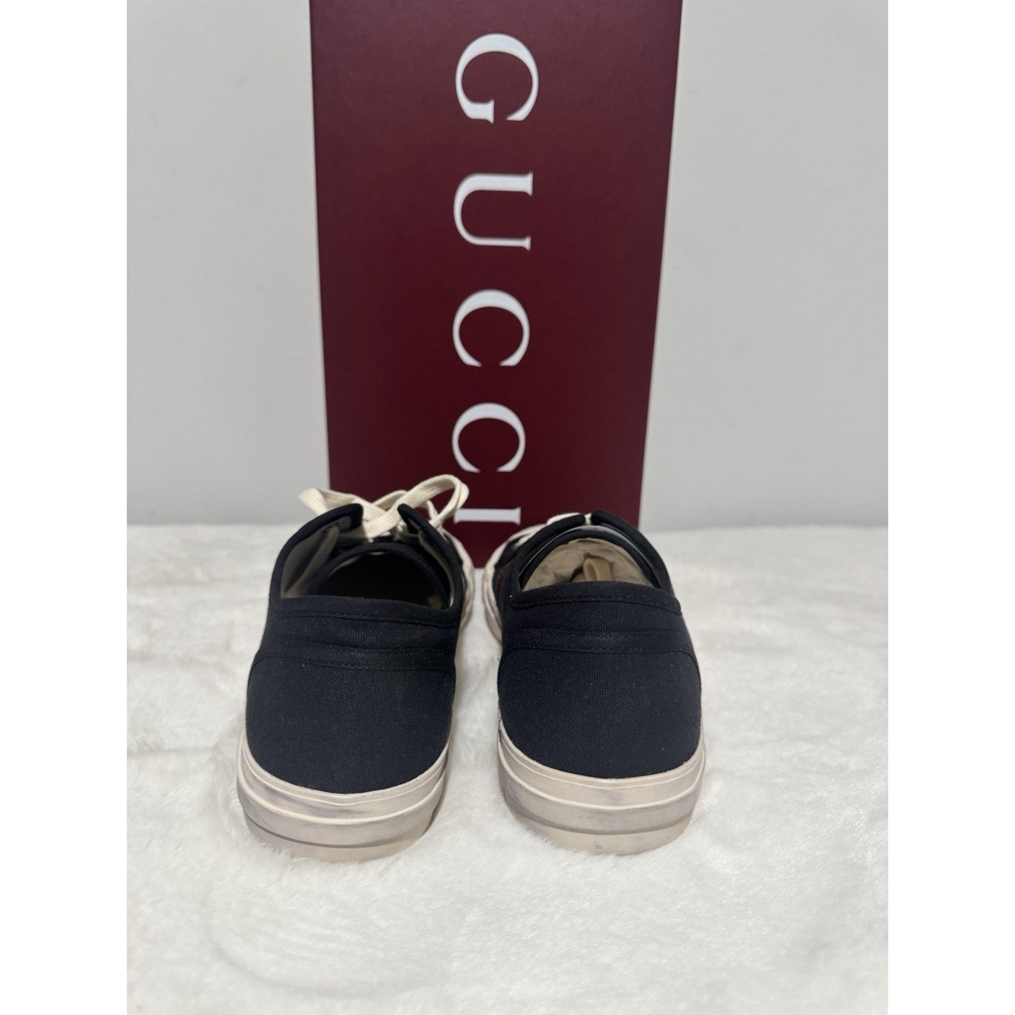 Authentic Gucci Men’s Sneaker With Web - Canvas Low Top - Size Uk7.5/US 8 NEW