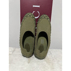 Gucci GG Slip on Sneakers Dark Green Color Elastic Fabric