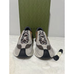 Gucci Men's Gucci Run Sneaker Light Grey Suede