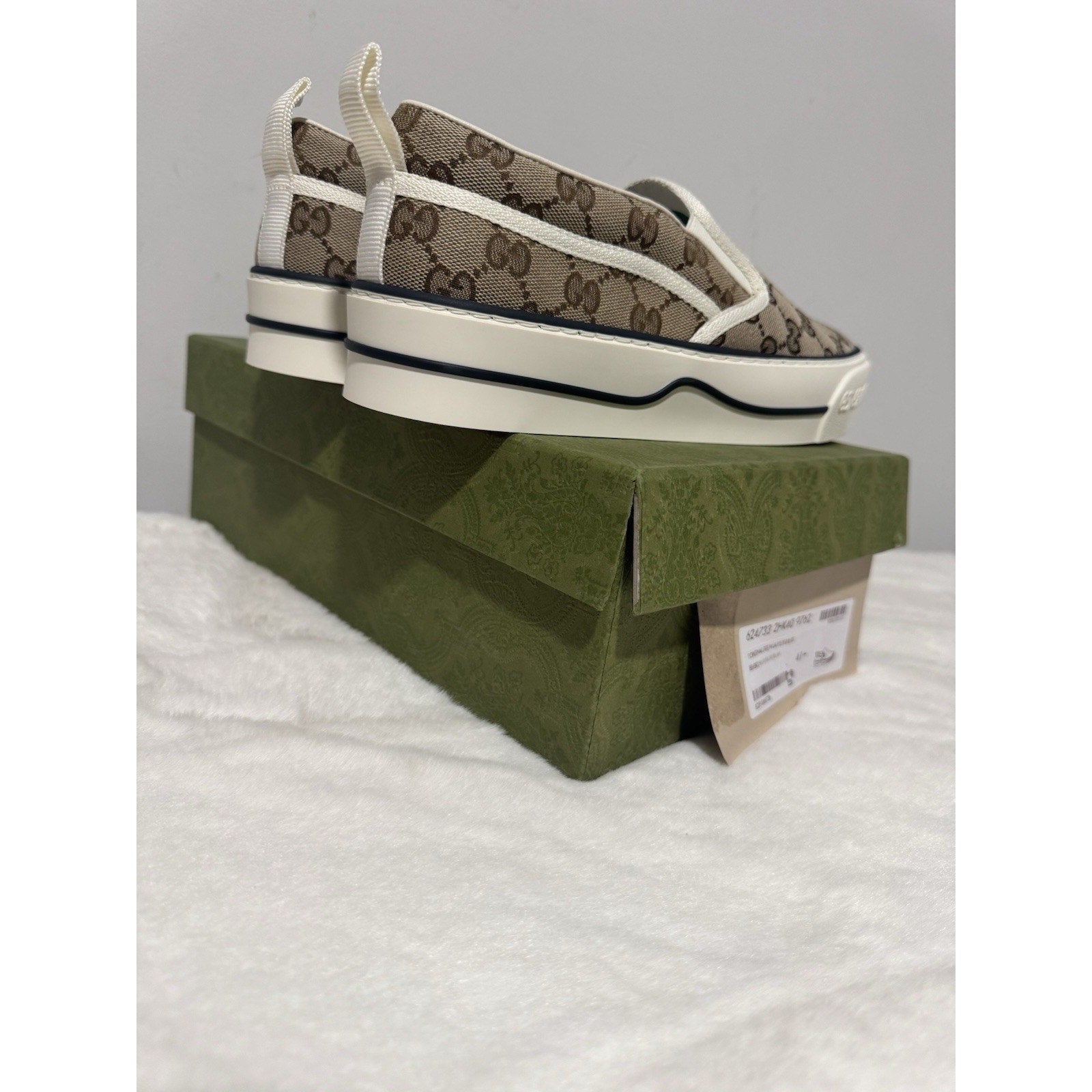 Gucci Tennis 1977 GG Slip On Sneakers