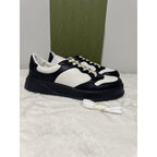 Men's Gucci GG Embossed Leather Black/White Sneakers