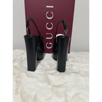 Gucci Ottavia Leather Platform Loafer Pumps New with Box
