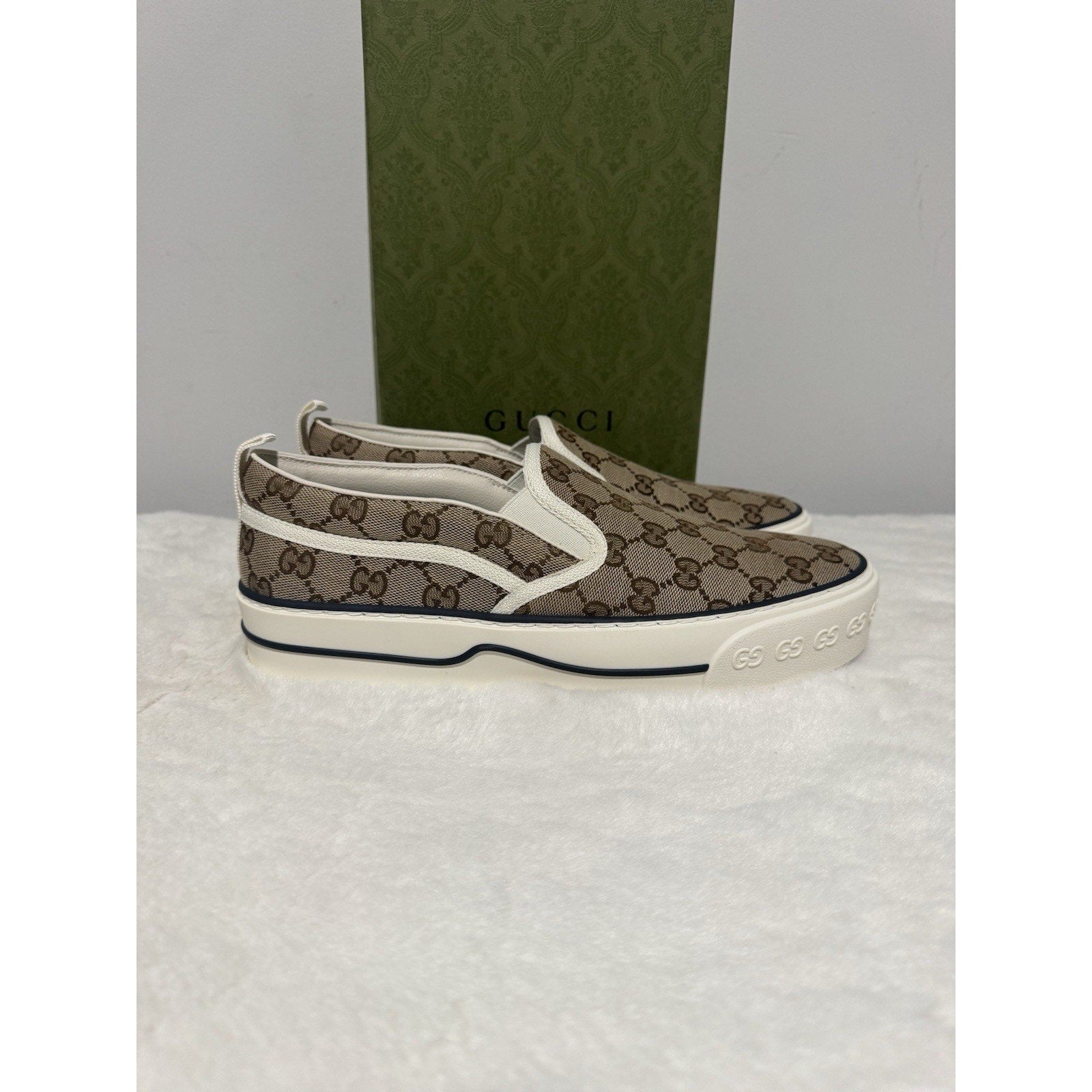 Gucci Tennis 1977 GG Slip On Sneakers