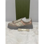Gucci GG Logo Sneaker Oatmeal Light Pink Sneaker
