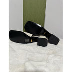 Gucci Baby Mid-Heel Horsebit Slingback Pumps