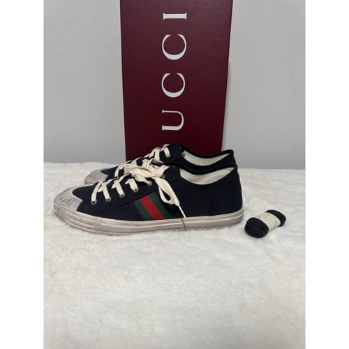 Authentic Gucci Men’s Sneaker With Web - Canvas Low Top